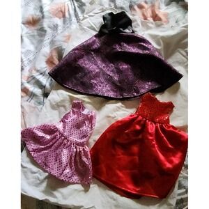 Three Handmade Dresses For American Girl‎ Dolls
